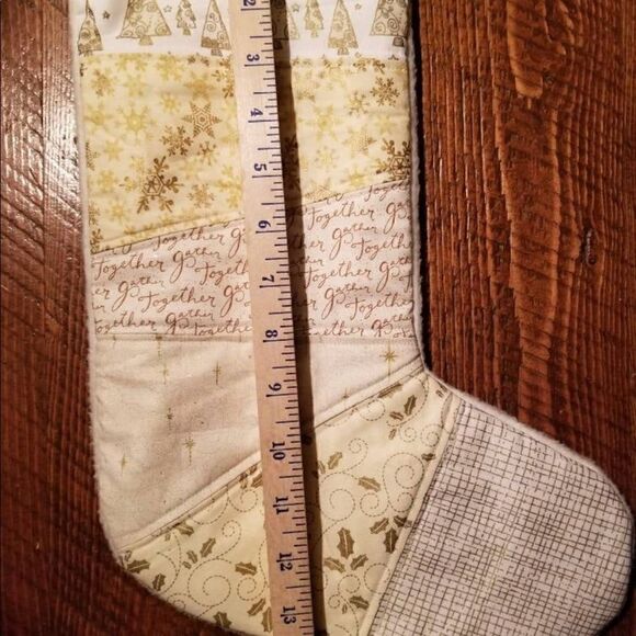Patchwork Stocking - Handmade   - Picture 5 of 6